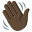 :waving_hand_dark_skin_tone: 👋🏿