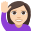 :woman_raising_hand_light_skin_tone: 🙋🏻♀