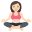 :woman_in_lotus_position_light_skin_tone: 🧘🏻♀