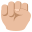 :raised_fist_medium-light_skin_tone: ✊🏼
