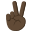 :victory_hand_dark_skin_tone: ✌🏿